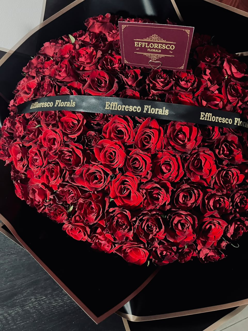 Effloresco Florals, red rose bouquet